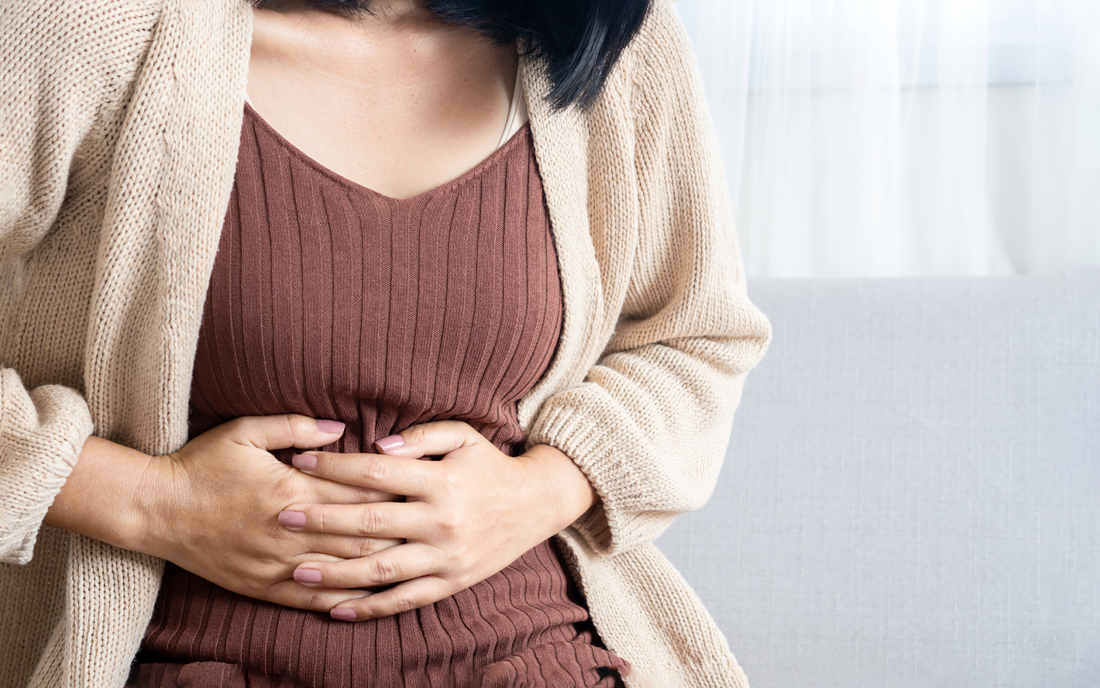 Woman Suffering From Bloating