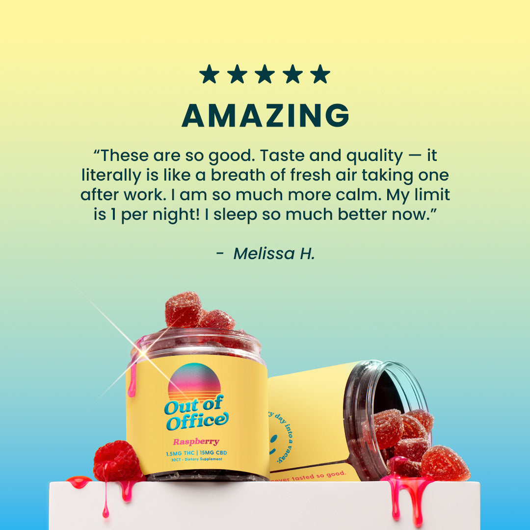 Out of Office High Dose THC Gummies