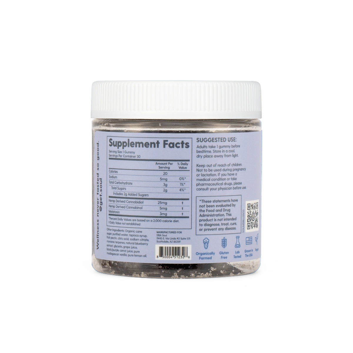 Sleepi supplement facts panel