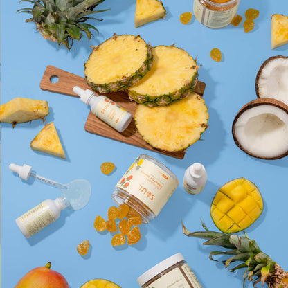 Pineapple Mango Gummies and Oil Drops